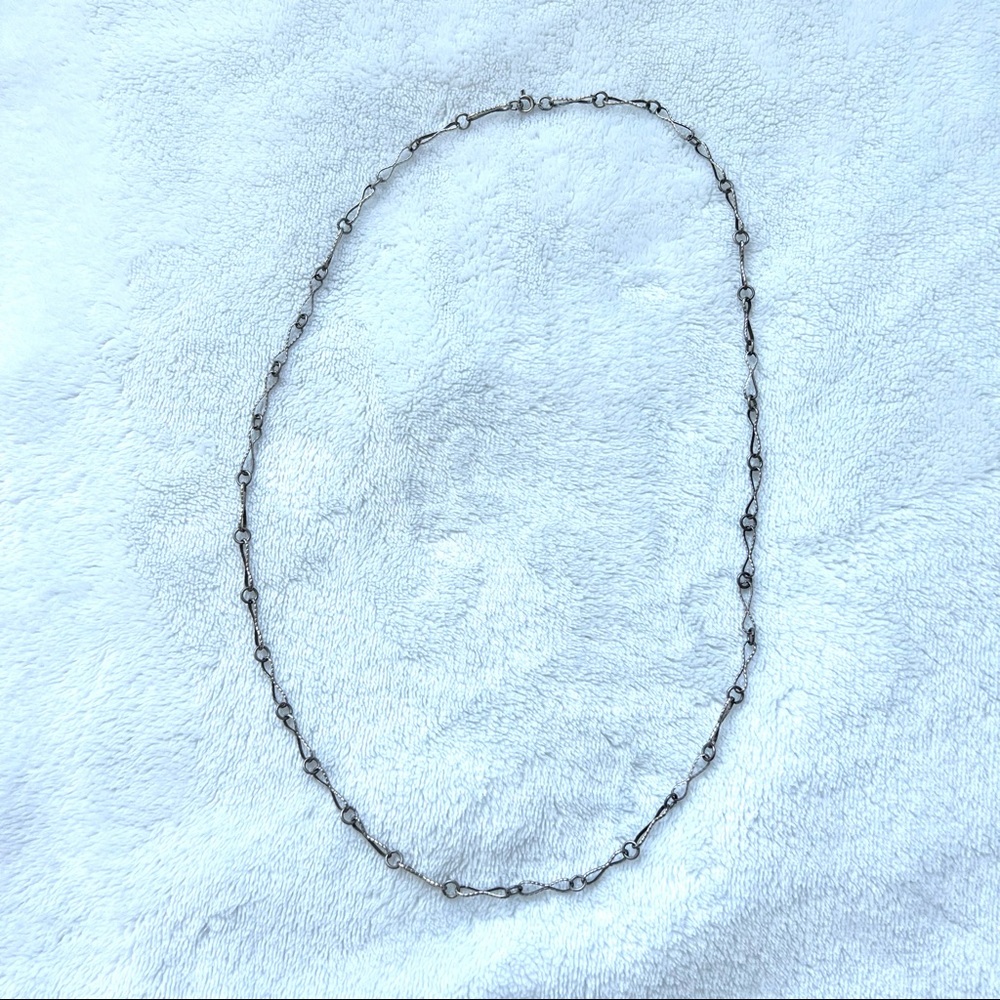 Silver Tone Chain Necklace